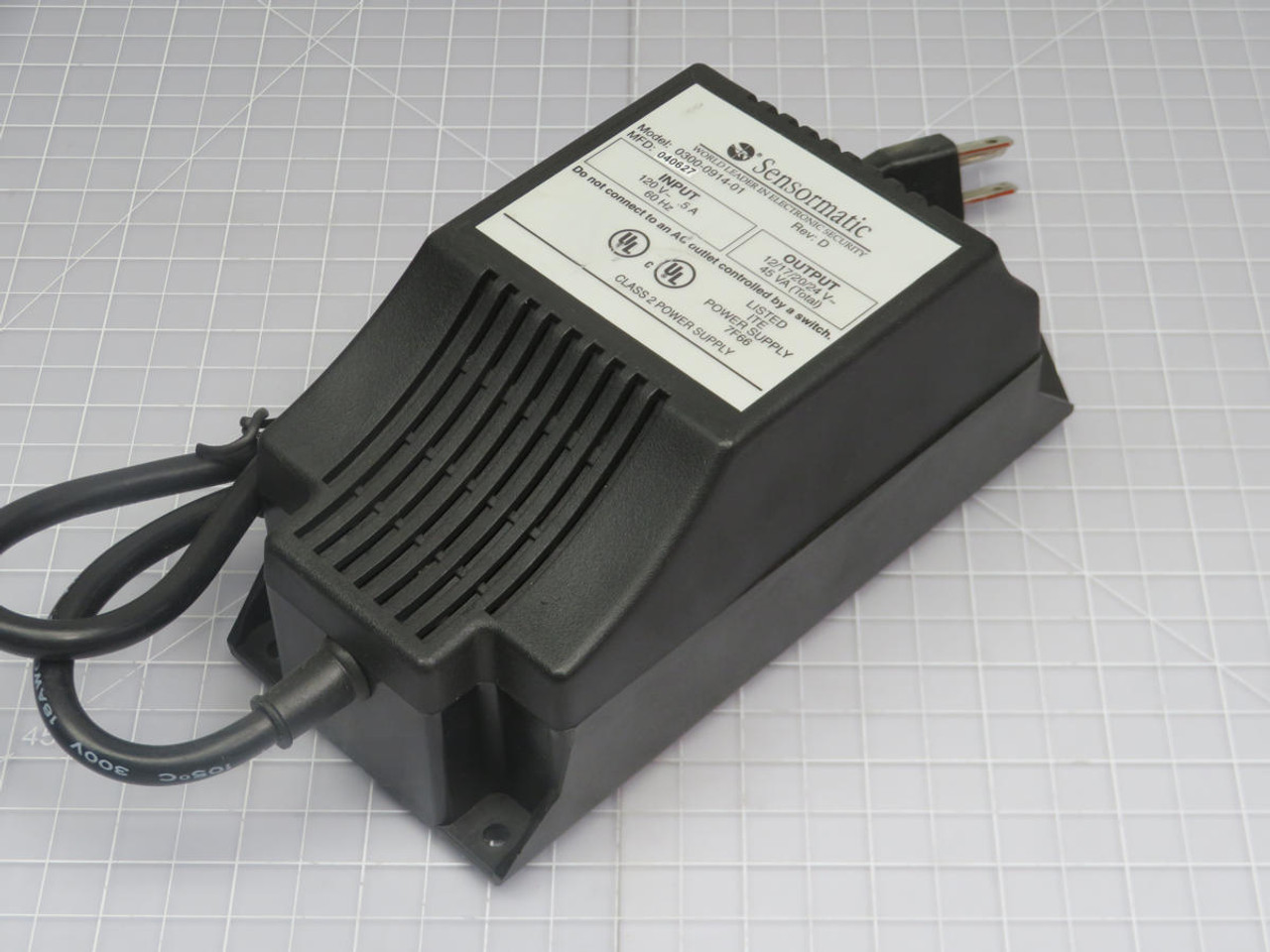 Sensormatic Rev D Universal Transformer AC Power Supply 0300-0914-01